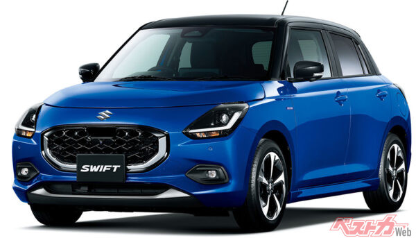 HYBRID MZ_フロンティアブルーパールメタリック ブラック2トーンルーフ（2023年12月 発売開始発表時の公式画像より）