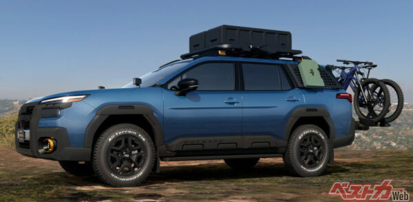 アウトバック ウィルダネス プロトタイプも参考出品される