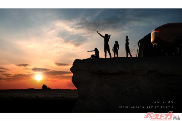 2025年10月15日に公開された三菱のコンセプト画像