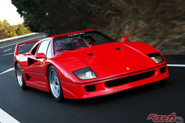フェラーリ F40。アクセルを全開にする時は死を覚悟せよ！　人間五十年〜