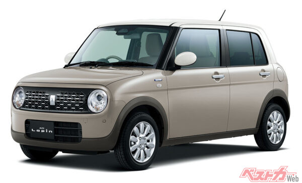 スズキ アルトラパン。ヘプバーンほど美しくはないが、充分かわいいし、いばった要素はゼロ