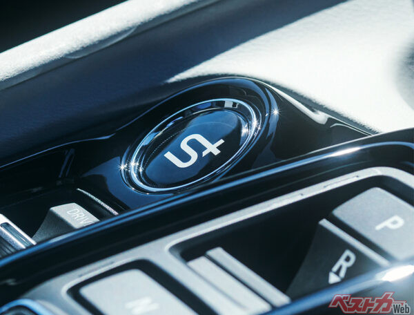 S＋Shift（エスプラスシフト）は仮想の8段変速が可能になり、スポーツフィールを味わえる