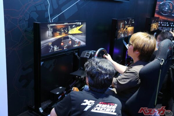 「首都高バトル」シリーズを発売するGENKI(元気株式会社)のブースも大人気