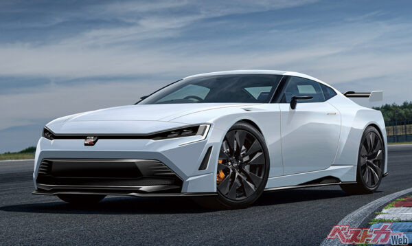 日産 GT-Rは2028年秋復活。スカイラインのグレード名だったGT-Rが独立した車名となったR35型。デビューは2007年のことであった（ベストカー編集部作成の予想CG）