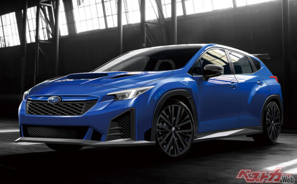 スバル WRX STIは2026年秋復活。インプレッサWRXの最強仕様としてラインナップしたSTIは独立した「WRX STI」となり、2021年消滅（ベストカー編集部作成の予想CG）