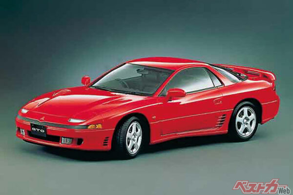 1990年に復活を果たした三菱 GTO。先代は「ギャランGTO」だったが、当代ではそのまま車名に