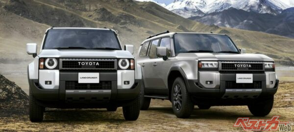 ランクル250の丸目ライト仕様と角目ライト仕様