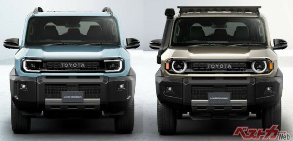 左が角目仕様のプロトタイプ、右が海外カスタマイズ仕様のプロトタイプ。アナタはどっち派？