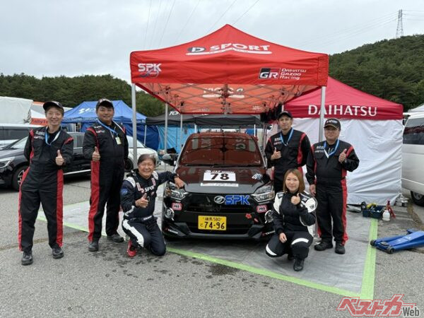 全日本ラリーの最終戦ハイランドマスターズはいい走りで締めくくれた。コ・ドライバー二木明穂さんやダイハツのメカニックさんたちに感謝!