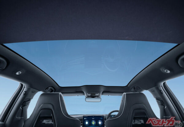 電動サンシェードは好きな位置で止められるぞ