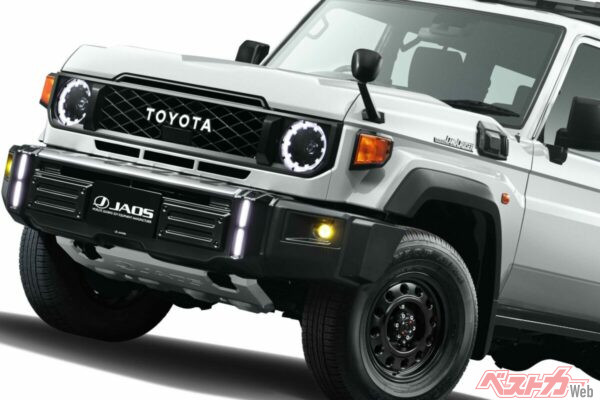 モデリスタに70系ランクル専用カスタム新たに追加！　伝統とタフさを演出するアルミホイール＆ボンネットプロテクターがシブい!!