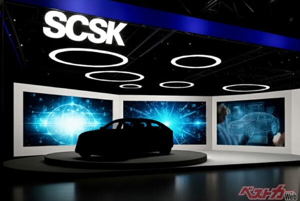 SCSK社（東京都江東区）はIT企業初のEVをJMSで公開する。開発期間わずか9カ月だという