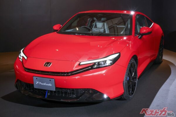 スタンレー電気のヘッドランプが使用されている新型プレリュード