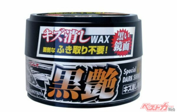 2位はリンレイ「キズ消しWAX ふき取り不要 黒艶」