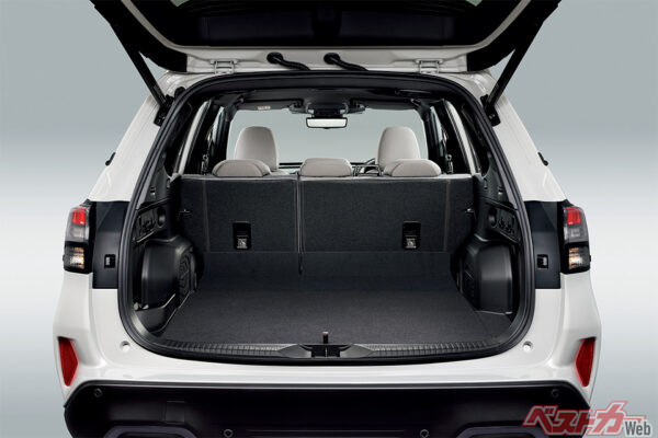 カーゴルーム（2025年4月 フルモデルチェンジ発表時の公式画像より）