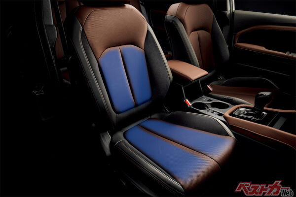 シートベンチレーション（運転席・助手席）（2025年4月 フルモデルチェンジ発表時の公式画像より）