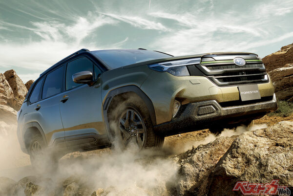 X-BREAK S:HEV EX フロントスタイル クリスタルブラック・シリカ/オータムグリーン・メタリック（2025年4月 フルモデルチェンジ発表時の公式画像より）