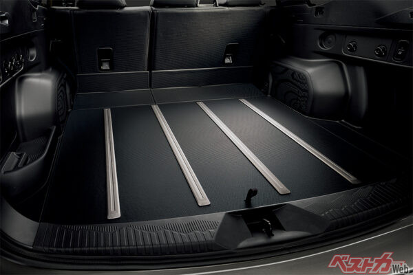 X-BREAK S:HEV EX 撥水カーゴフロアボード（2025年4月 フルモデルチェンジ発表時の公式画像より）