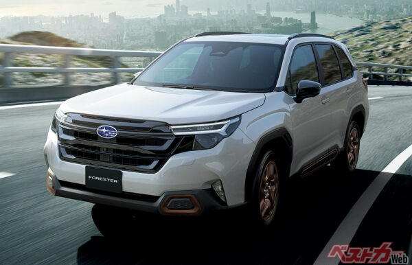 SPORT EX フロントスタイル クリスタルホワイト・パール（2025年4月 フルモデルチェンジ発表時の公式画像より）