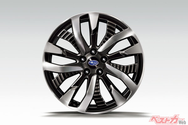 Premium S:HEV / Premium S:HEV EX 19インチアルミホイール（ダークグレー塗装＋切削光輝）（2025年4月 フルモデルチェンジ発表時の公式画像より）