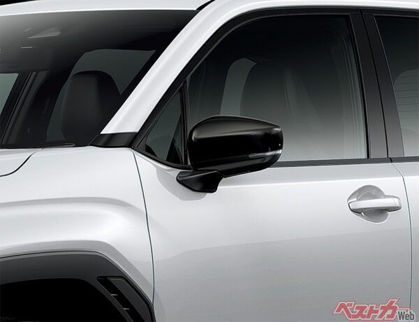 SPORT / SPORT EX 電動格納式リモコンドアミラー（ブラック塗装）（2025年4月 フルモデルチェンジ発表時の公式画像より）