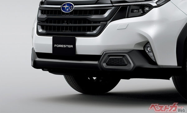 Premium S:HEV / Premium S:HEV EX フロントバンパーガード ダークグレー塗装加飾付（2025年4月 フルモデルチェンジ発表時の公式画像より）