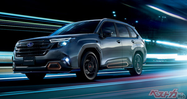 SPORT EX アクセサリー装着車（2025年4月 フルモデルチェンジ発表時の公式画像より）