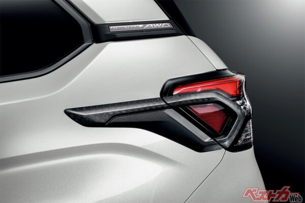 ランプサイドプロテクター（リア）（2025年4月 フルモデルチェンジ発表時の公式画像より）