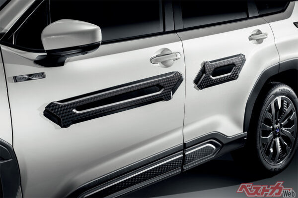 ボディサイドプロテクター（2025年4月 フルモデルチェンジ発表時の公式画像より）