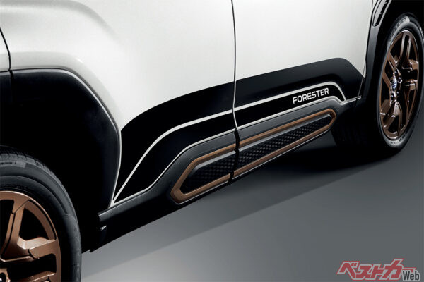 ドアアンダーデカール（2025年4月 フルモデルチェンジ発表時の公式画像より）