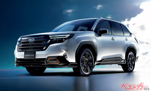 SPORT EX STIエアロパッケージ（2025年4月 フルモデルチェンジ発表時の公式画像より）