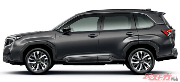 Premium S:HEV EX マグネタイトグレー・メタリック（2025年4月 フルモデルチェンジ発表時の公式画像より）