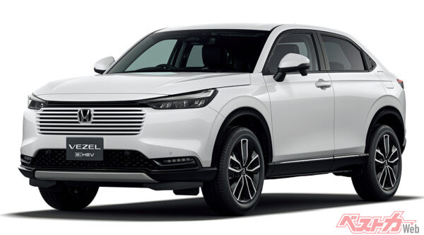 ホンダ ヴェゼル（2025年10月 一部改良時の公式画像より）