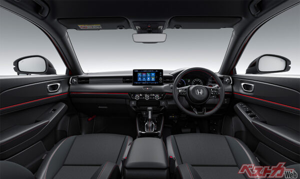 e:HEV RS(FF)チャートインパネ（2025年10月 新グレード設定時の公式画像より）