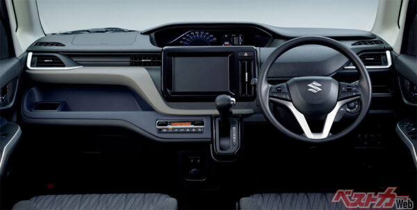 インパネ（ソリオ_HYBRID MZ）（2025年1月 一部仕様変更実施の公式画像より）