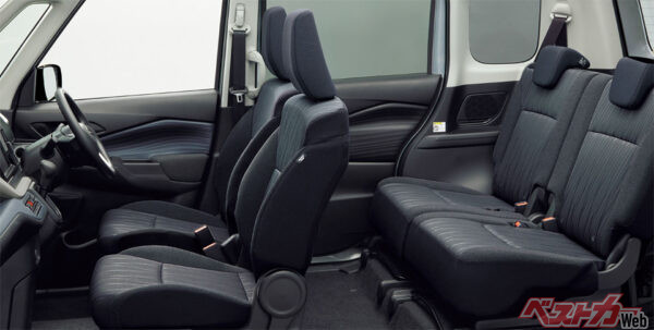 シート（ソリオ_HYBRID MG）（2025年1月 一部仕様変更実施の公式画像より）