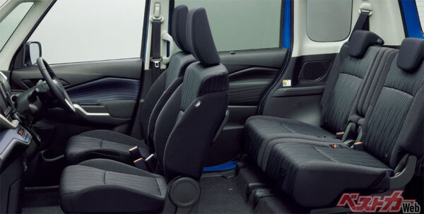 シート（ソリオ_HYBRID MZ）（2025年1月 一部仕様変更実施の公式画像より）