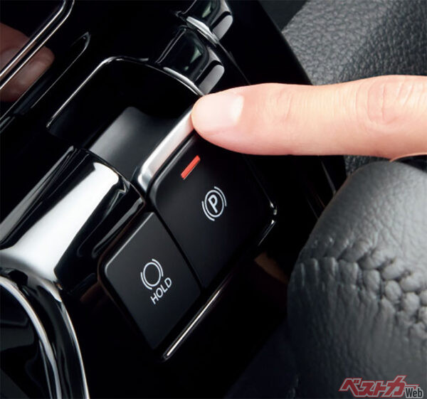 電動パーキングブレーキ（2025年1月 一部仕様変更実施の公式画像より）