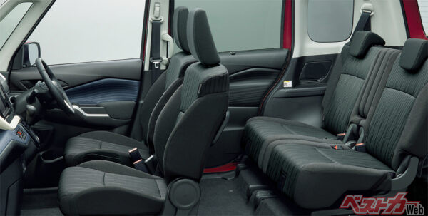 ソリオ_HYBRID MZ_シート（2023年5月 一部仕様変更実施時の公式画像より）