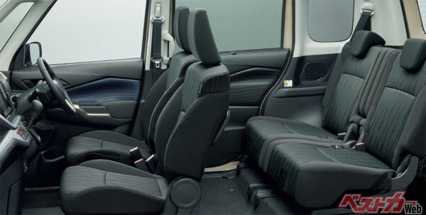 ソリオ_HYBRID SZ_シート（2023年5月 一部仕様変更実施時の公式画像より）