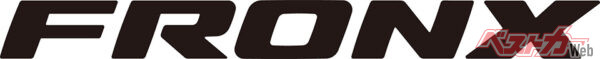 フロンクス（ロゴ）（2024年10月 発売開始時の公式画像より）