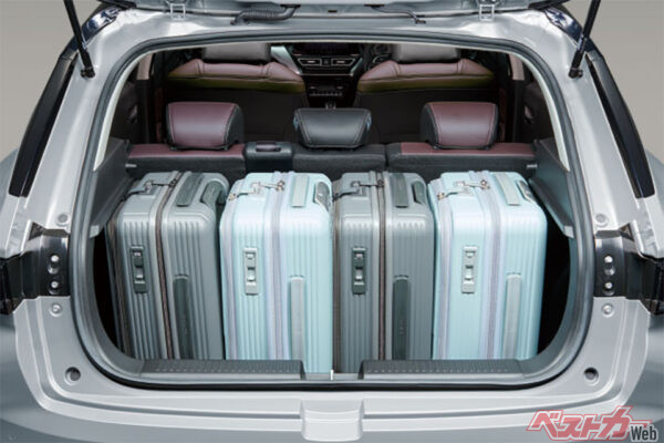 ラゲッジスペース説明用B（2024年10月 発売開始時の公式画像より）