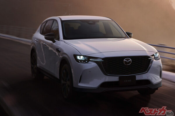 マツダ CX-60。登場直後と比較して乗り心地はだいぶ良くなってきているが、まだ「優れている」というところまで到達していない