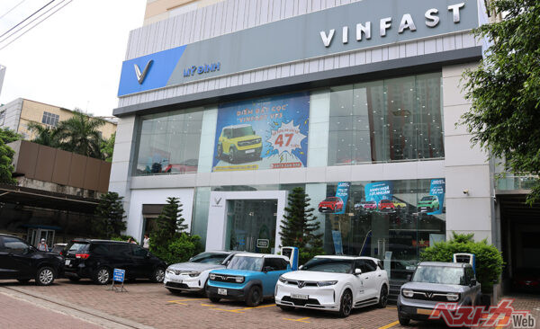 ビンファストのショールーム