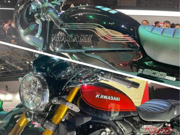 新型「Z900RS SE」「Z900RS CAFE」世界初公開！ 電スロ&クルコン&IMU&スマホ連携を新装備、SEはドラレコ標準装備！ さらにCAFEはマッハカラーを採用だ