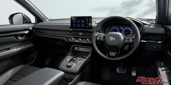 CR-V e:HEV RSブラックエディションのコクピット