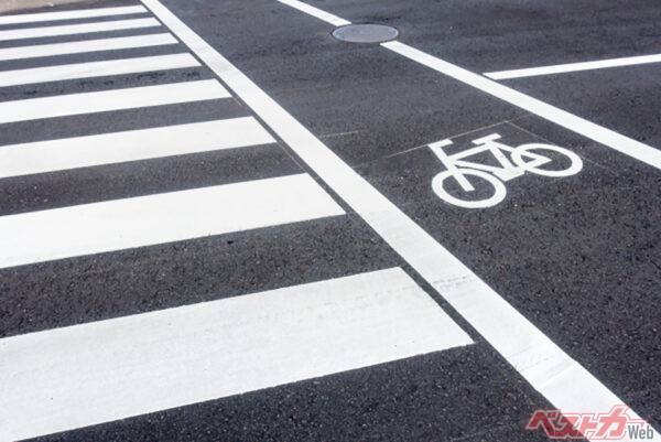 2011年以降、自転車横断帯は激減してほとんど残っていないが、復活待望論が出ている