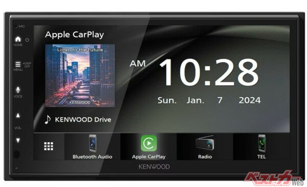 ディスプレイオーディオの販売ランキング1位に輝いたケンウッドDMX5523S 6.8型