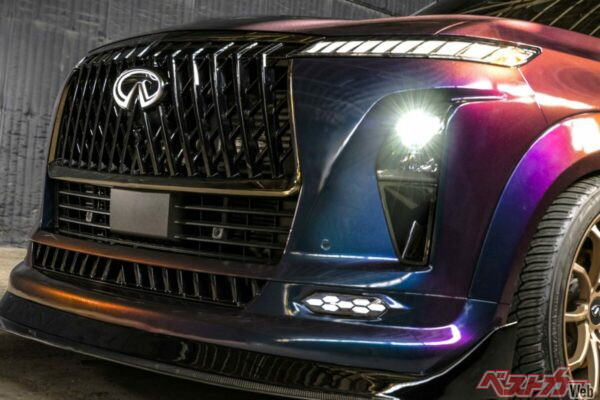 SEMAショー震撼！　GT-Rの心臓を積んだ1000馬力SUV登場！　インフィニティQX80が“狂気のラグジュアリー”を体現