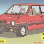 JMS2025にも出たホンダ スーパーワンのご先祖様!?　シティターボのカプセルトイが登場!!　モトコンポもついてくるぞ!!